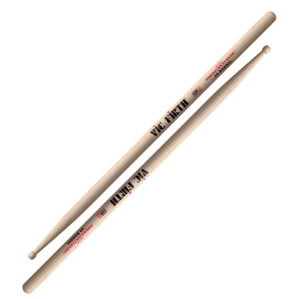 Vic Firth 5ABRL  American Classic� 5A Barrel Black Wood Tip